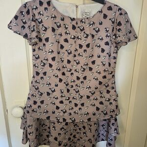Charming Penguin Print Kids Dress